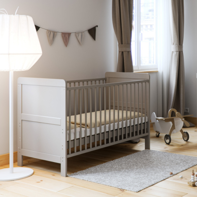 Little Acorns Classic 3 Piece Nursery Set – Grey