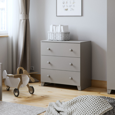Little Acorns Classic 3 Piece Nursery Set – Grey