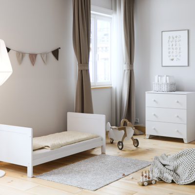 Little Acorns Classic 2 Piece Nursery Set – White