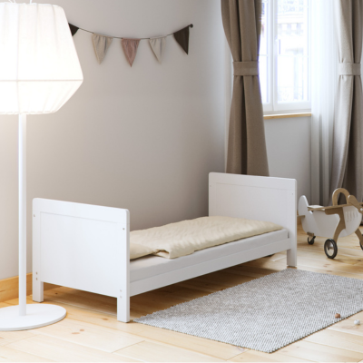 Little Acorns Classic 2 Piece Nursery Set – White