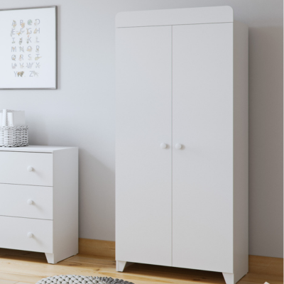 Little Acorns Classic 3 Piece Nursery Set – White