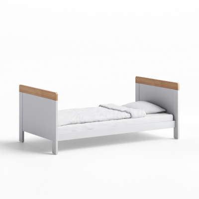 Little Acorns Classic Cot Bed - White & Oak