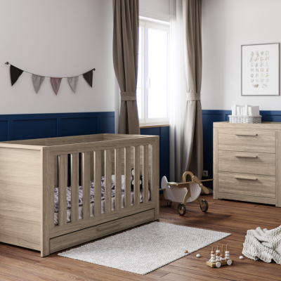 Little Acorns Ellesmere 2 Piece Nursery Set - Grey Ash