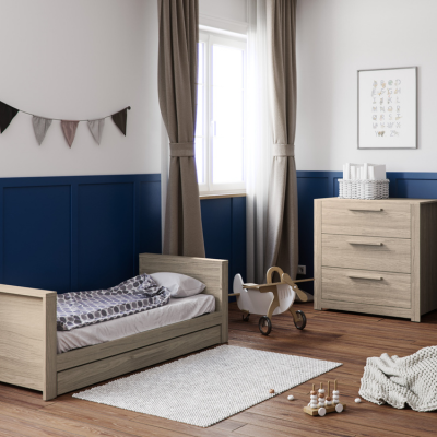 Little Acorns Ellesmere 2 Piece Nursery Set - Grey Ash