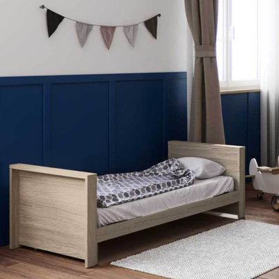 Little Acorns Ellesmere Cot Bed - Grey Ash