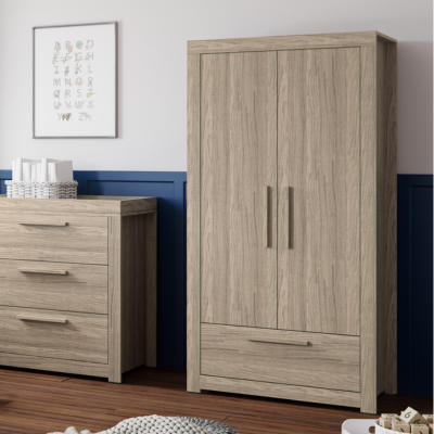 Little Acorns Ellesmere Wardrobe - Grey Ash
