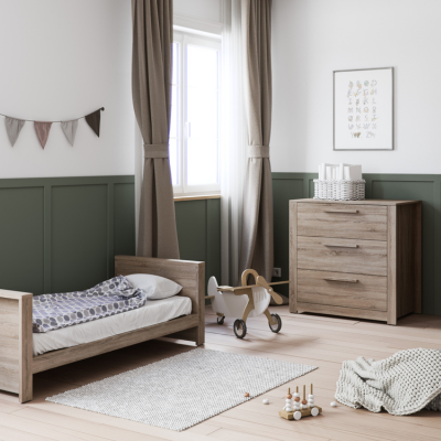 Little Acorns Ellesmere 2 Piece Nursery Set - Truffle Oak