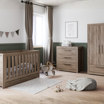 Little Acorns Ellesmere Wardrobe - Truffle Oak