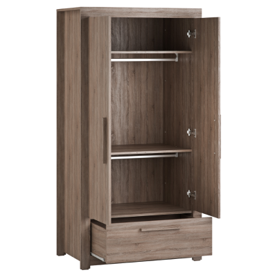 Little Acorns Ellesmere Wardrobe - Truffle Oak