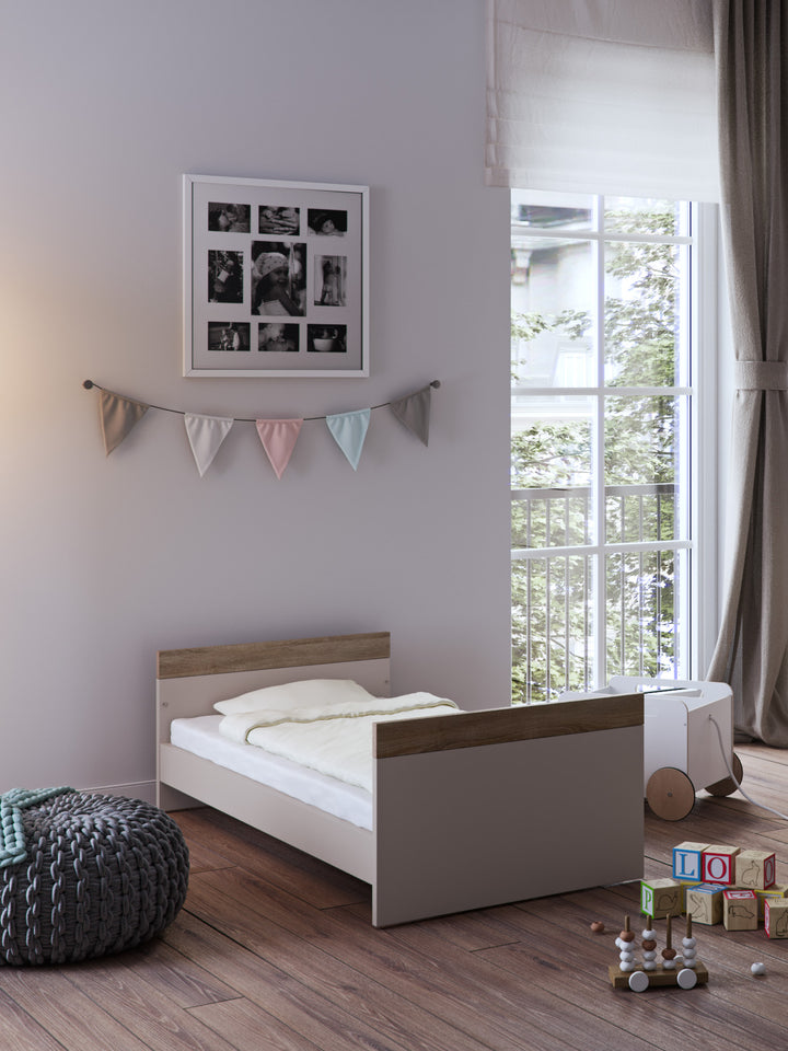 Little Acorns Burlington Cot Bed – Cashmere & Truffle Oak