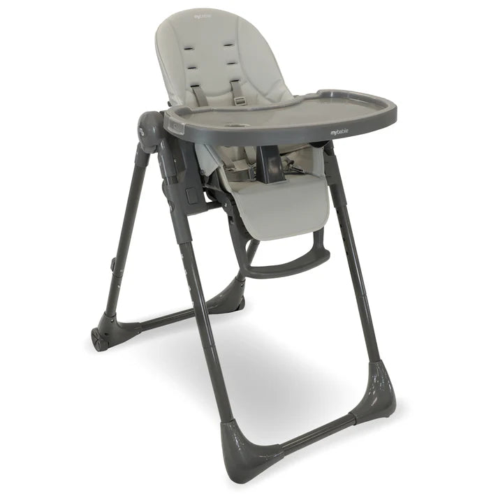 My Babiie Luxe Highchair in Grey