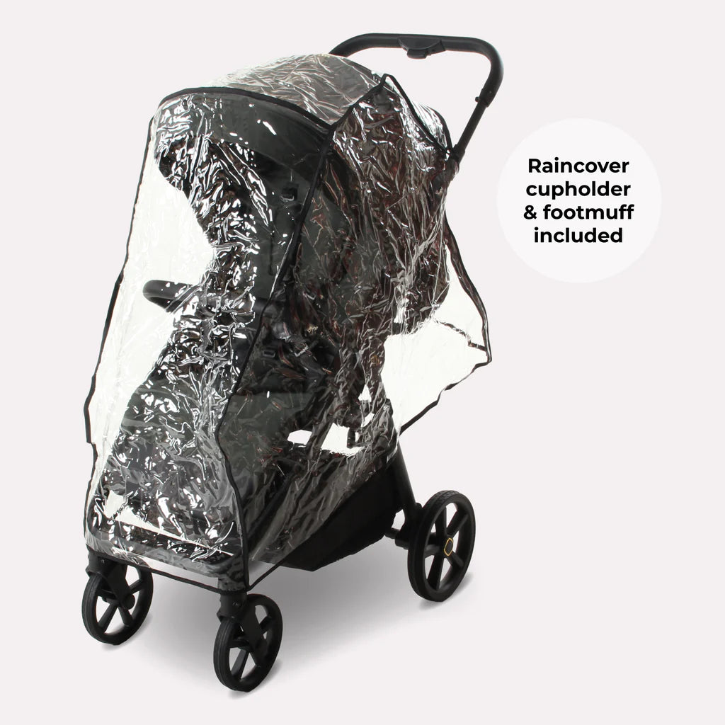 My Babiie MB170 Pushchair in Ivory with raincover, cupholder & footmuff
