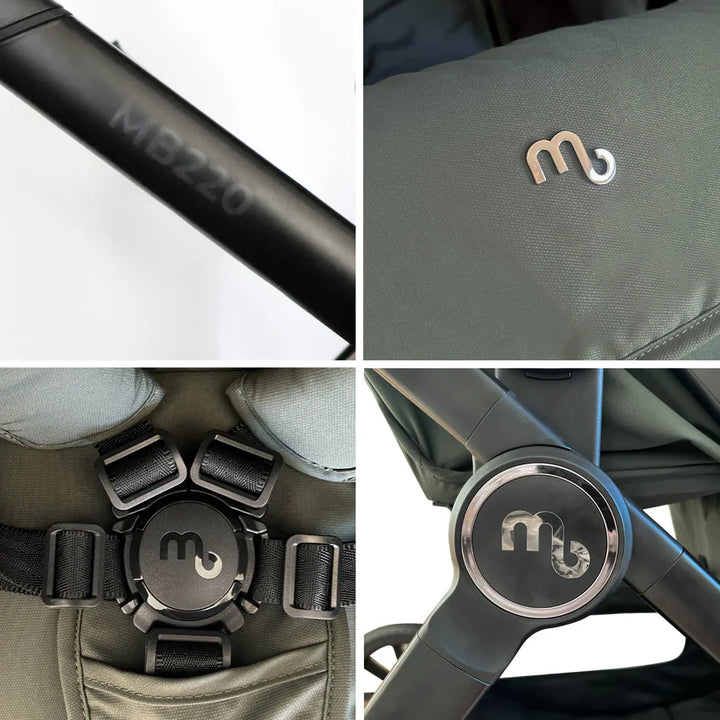 My Babiie MB220 Travel System - Forest Green