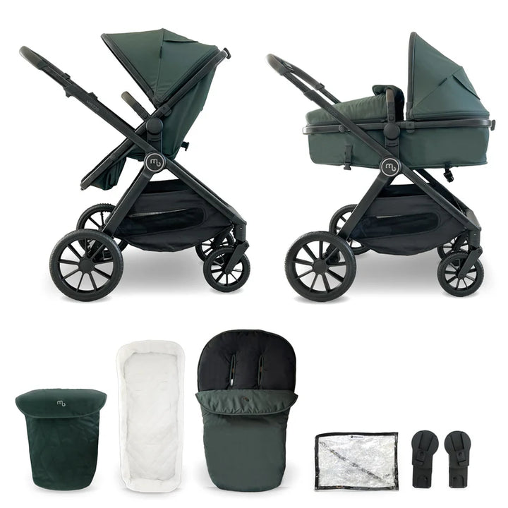 My Babiie MB220 Travel System - Forest Green
