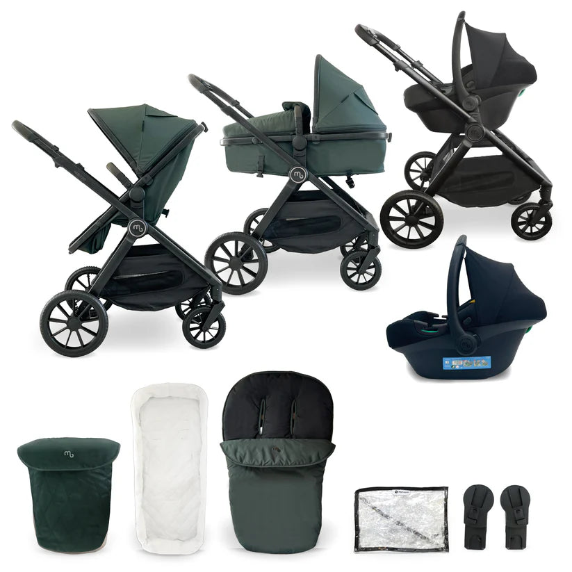 My Babiie MB220 Travel System - Forest Green