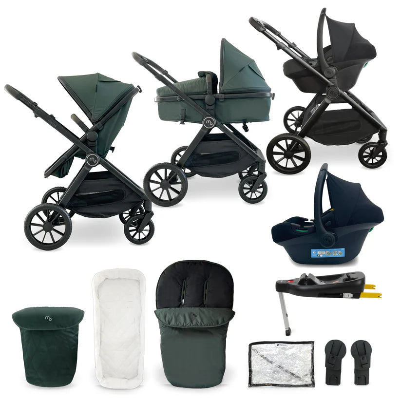 My Babiie MB220 Travel System - Forest Green