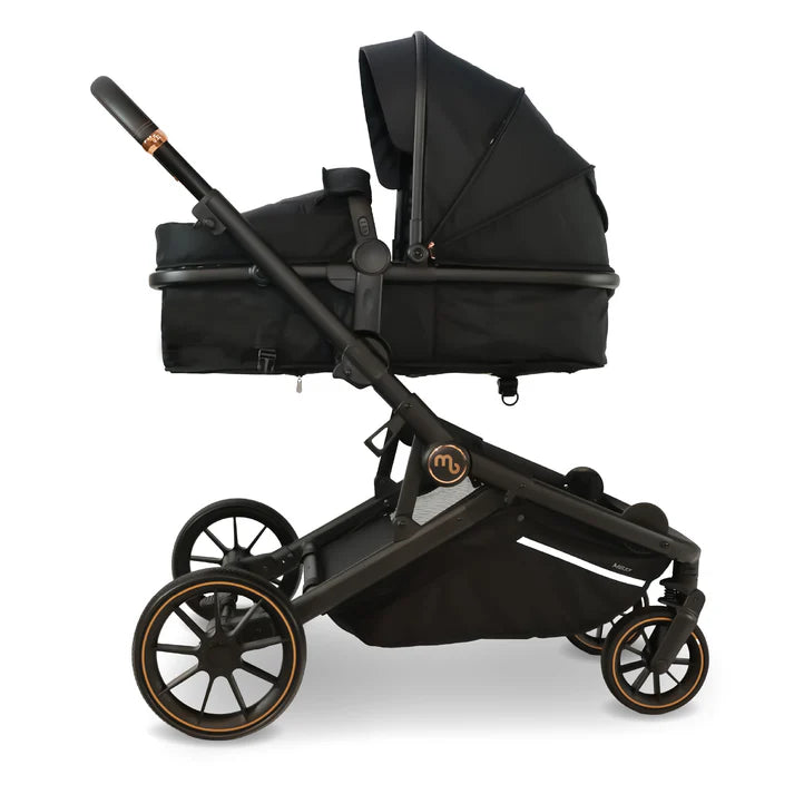 My Babiie MB33 Tandem Pushchair in Black Leopard as a single pram