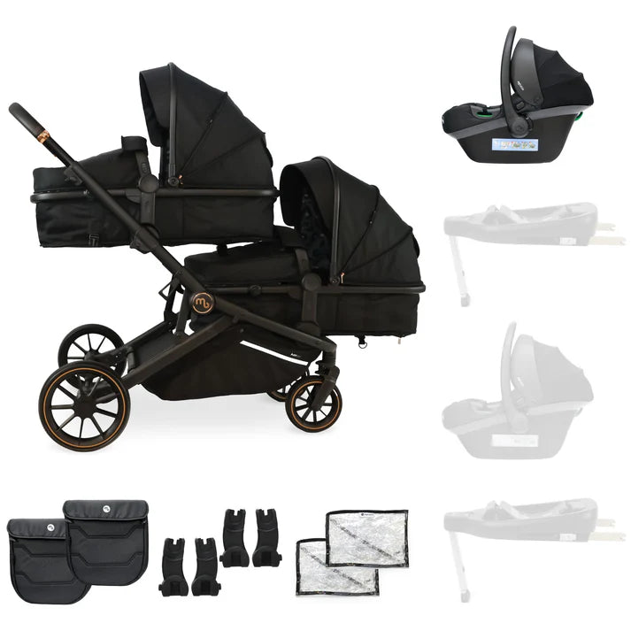 My Babiie MB33 3 in 1 Travel System in Black Leopard