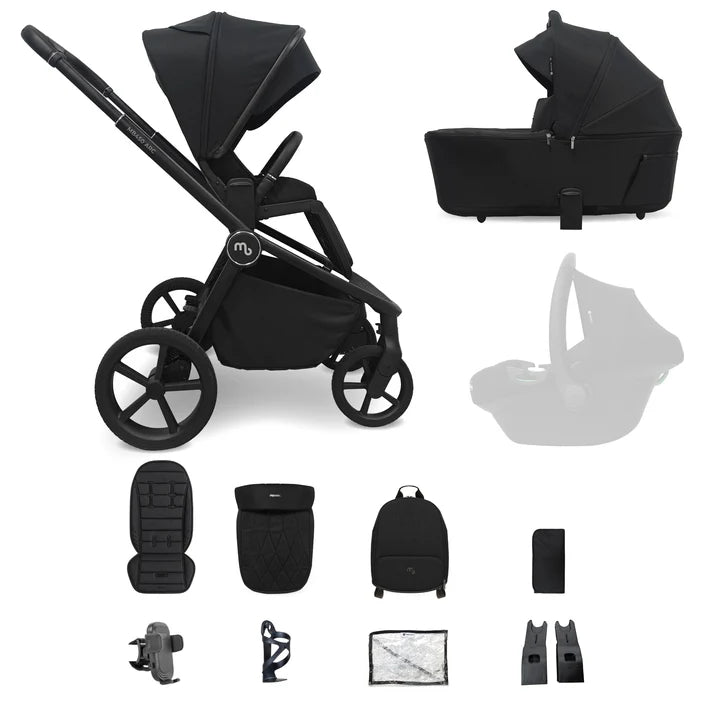 My Babiie MB450 ARC Travel System - Onyx Black
