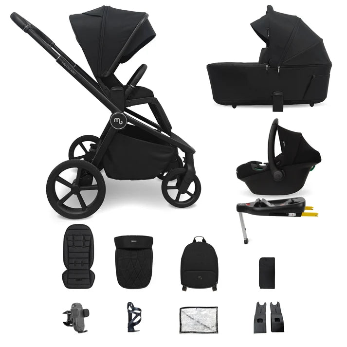 My Babiie MB450 ARC Travel System - Onyx Black