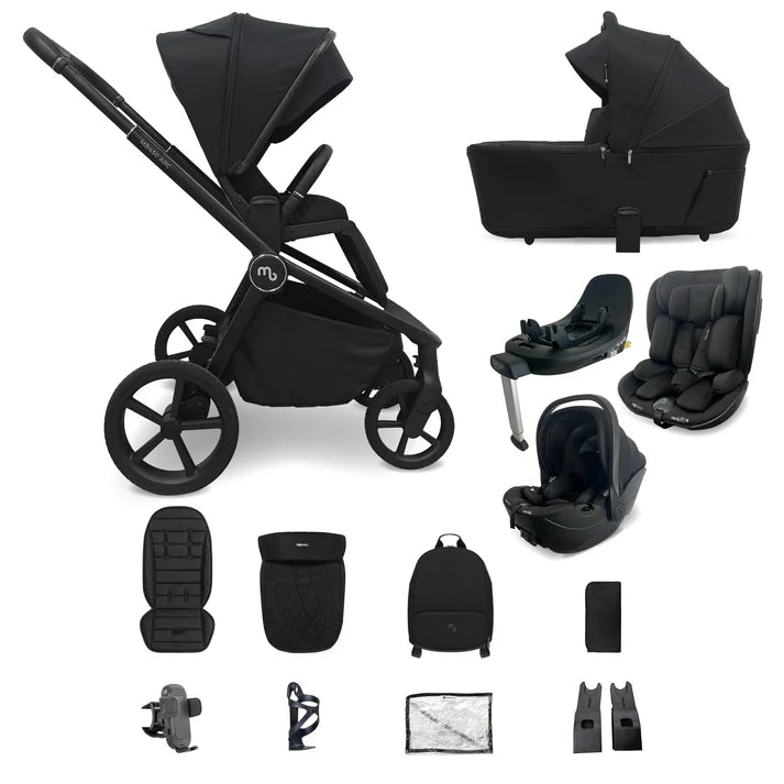 My Babiie MB450 ARC Travel System - Onyx Black