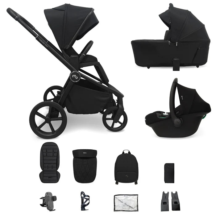 My Babiie MB450 ARC Travel System - Onyx Black