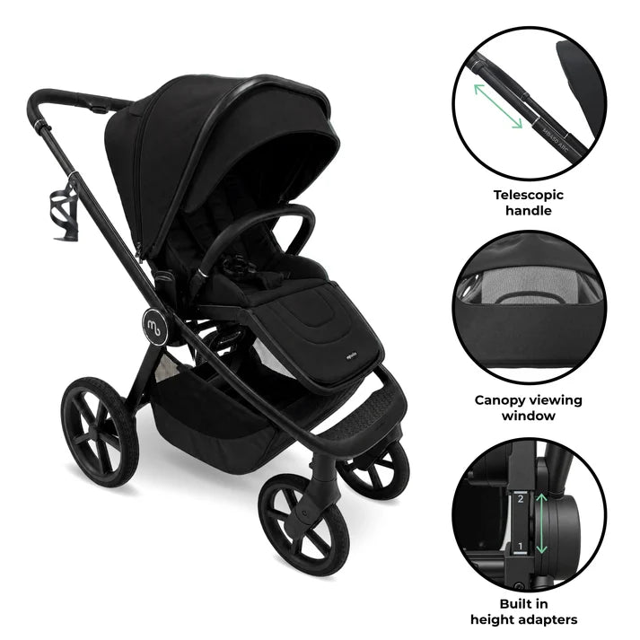 My Babiie MB450 ARC Travel System - Onyx Black