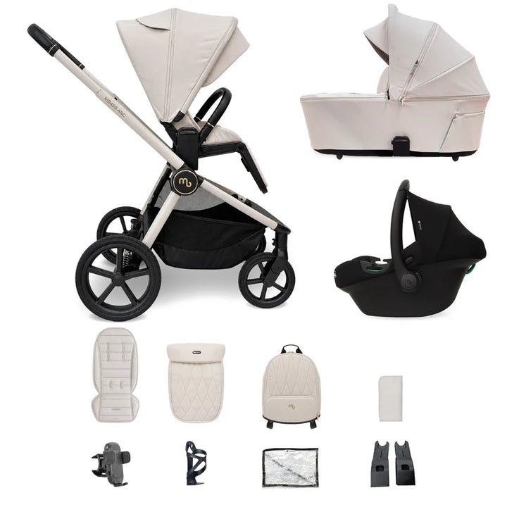 My Babiie MB450 ARC Travel System - Royal Ivory