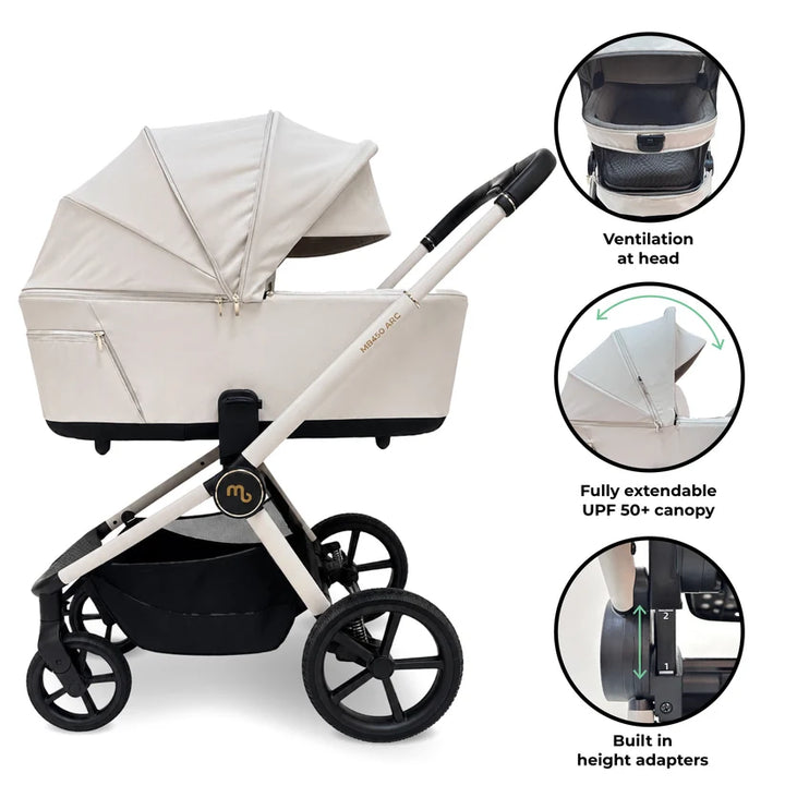 My Babiie MB450 ARC Travel System - Royal Ivory
