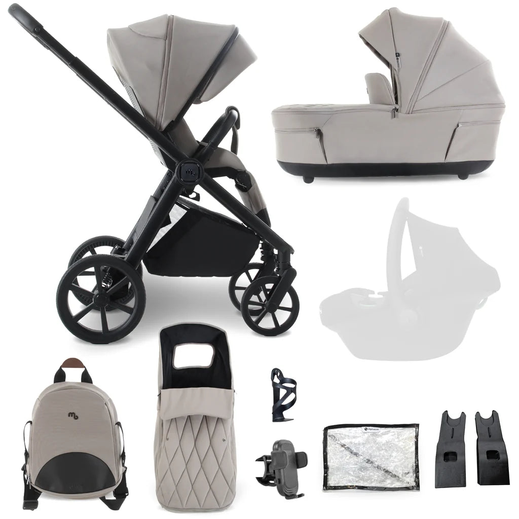 My Babiie MB450 LUXE Travel System - Mink