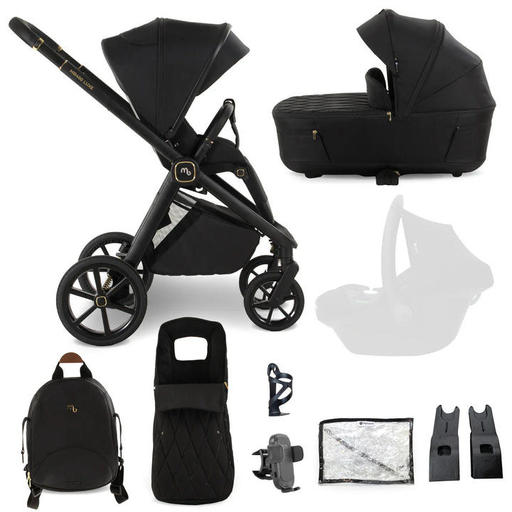 My Babiie MB450 LUXE Travel System - Black