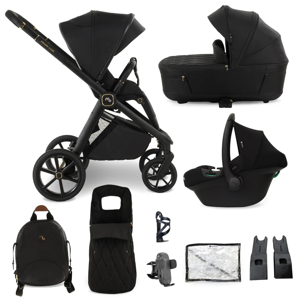 My Babiie MB450 LUXE Travel System - Black