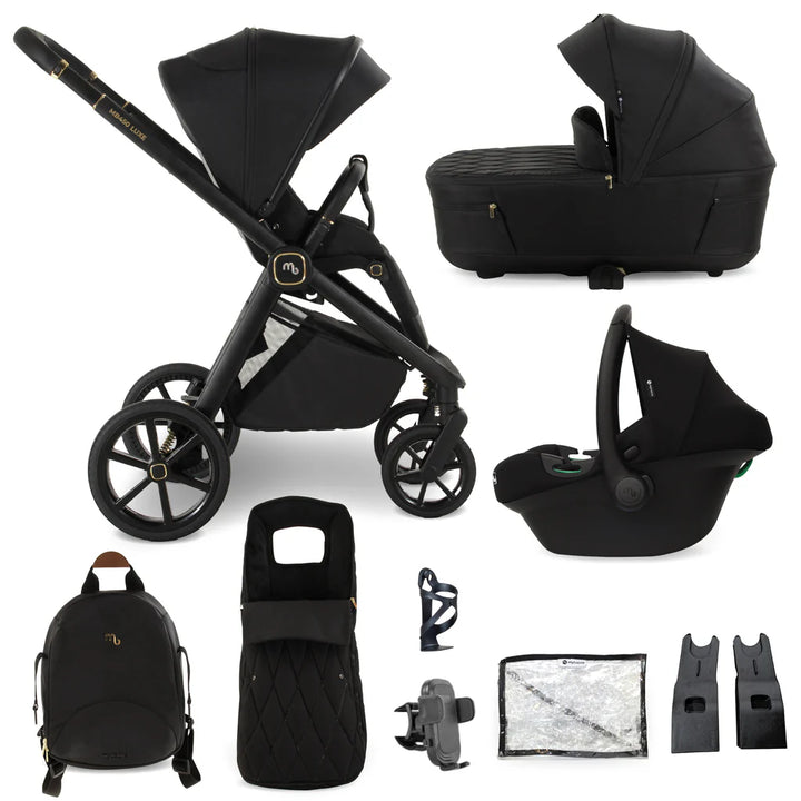 My Babiie MB450 LUXE Travel System - Black