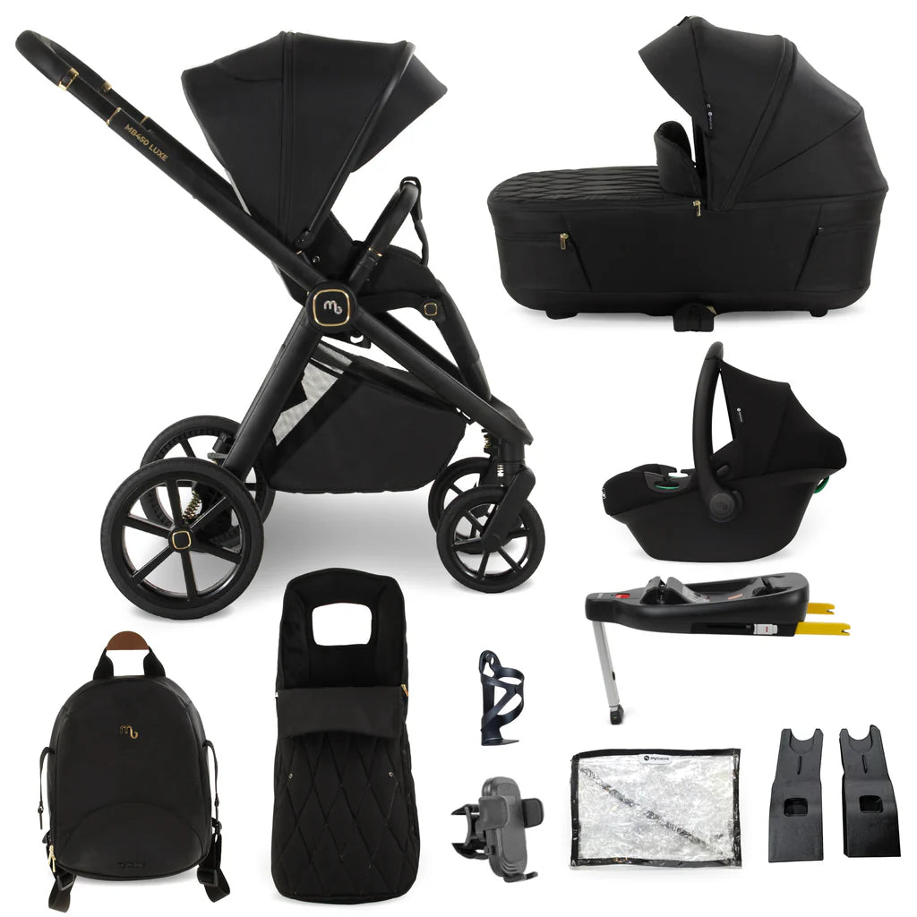 My Babiie MB450 LUXE Travel System - Black
