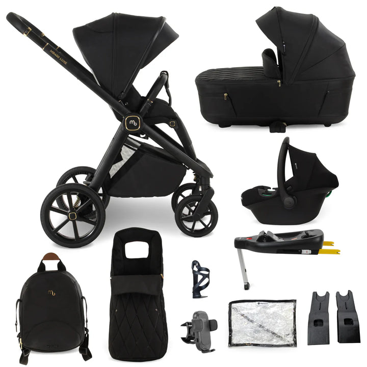 My Babiie MB450 LUXE Travel System - Black