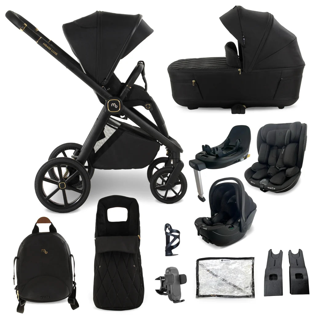 My Babiie MB450 LUXE Travel System - Black