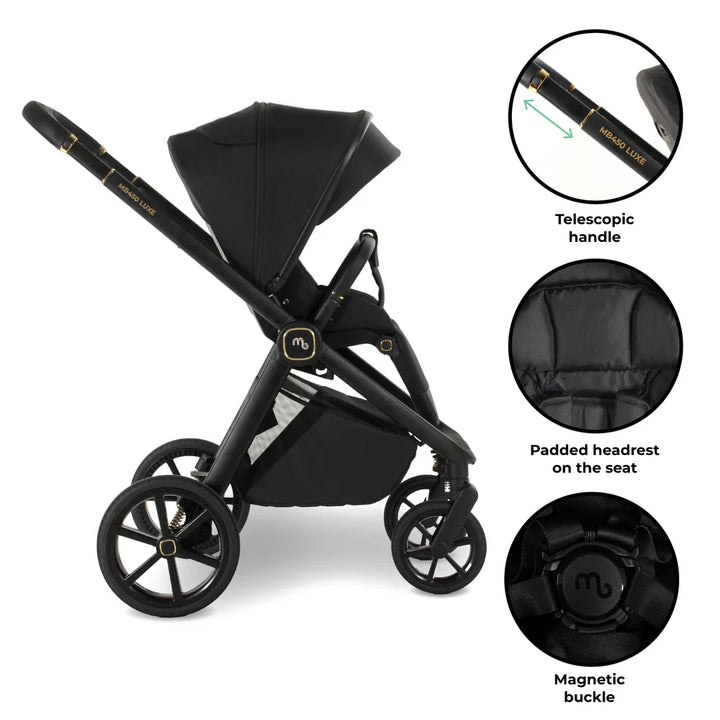 My Babiie MB450 LUXE Travel System - Black