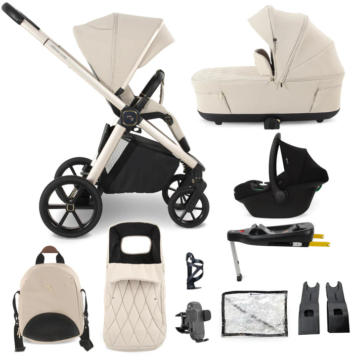 My Babiie MB450 LUXE Travel System - Feather