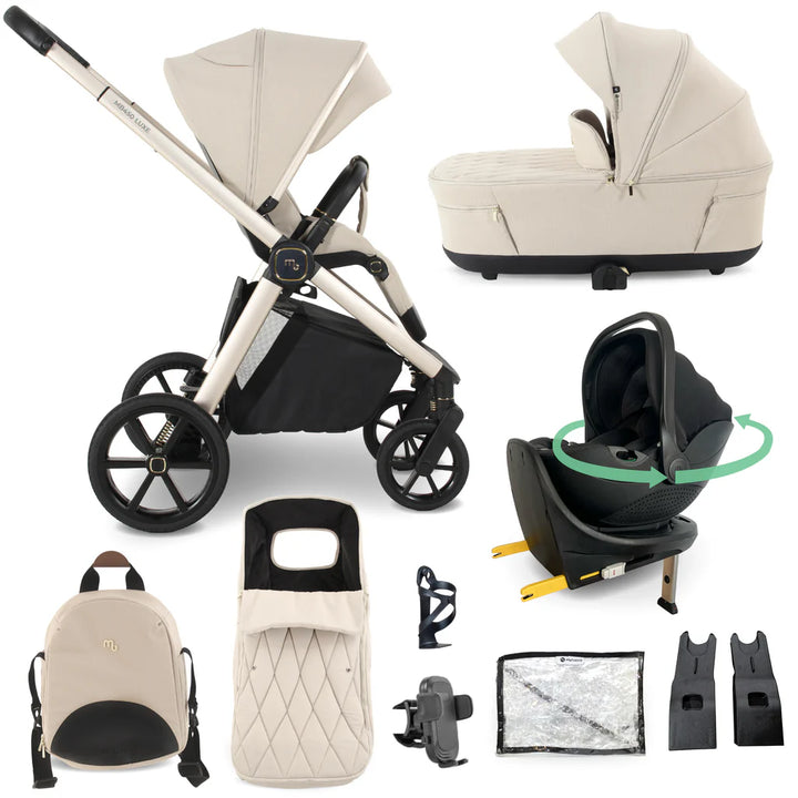 My Babiie MB450 LUXE Travel System - Feather