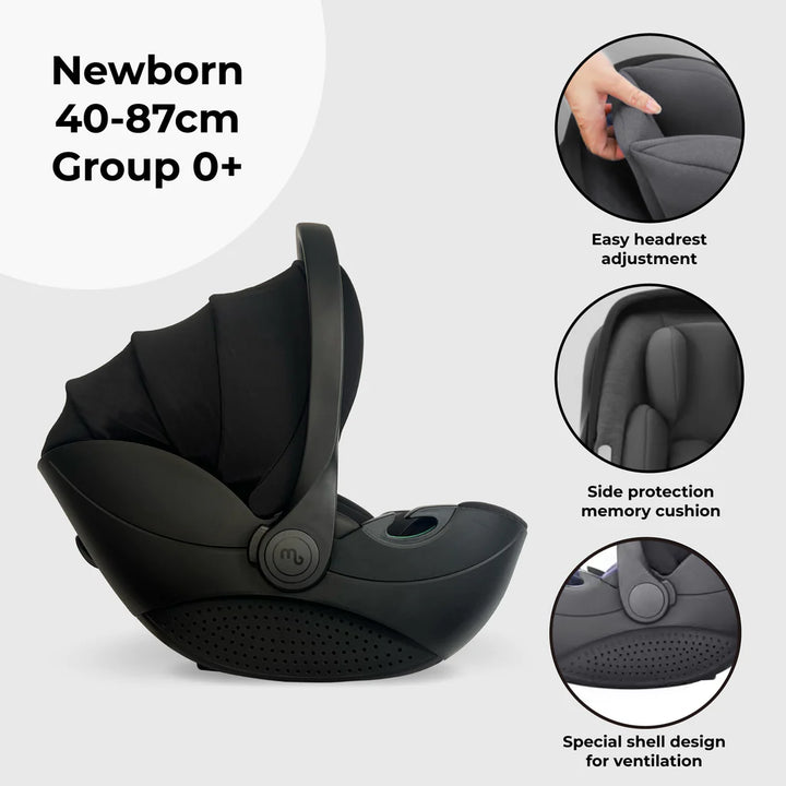 My Babiie MB450 LUXE Travel System - Feather