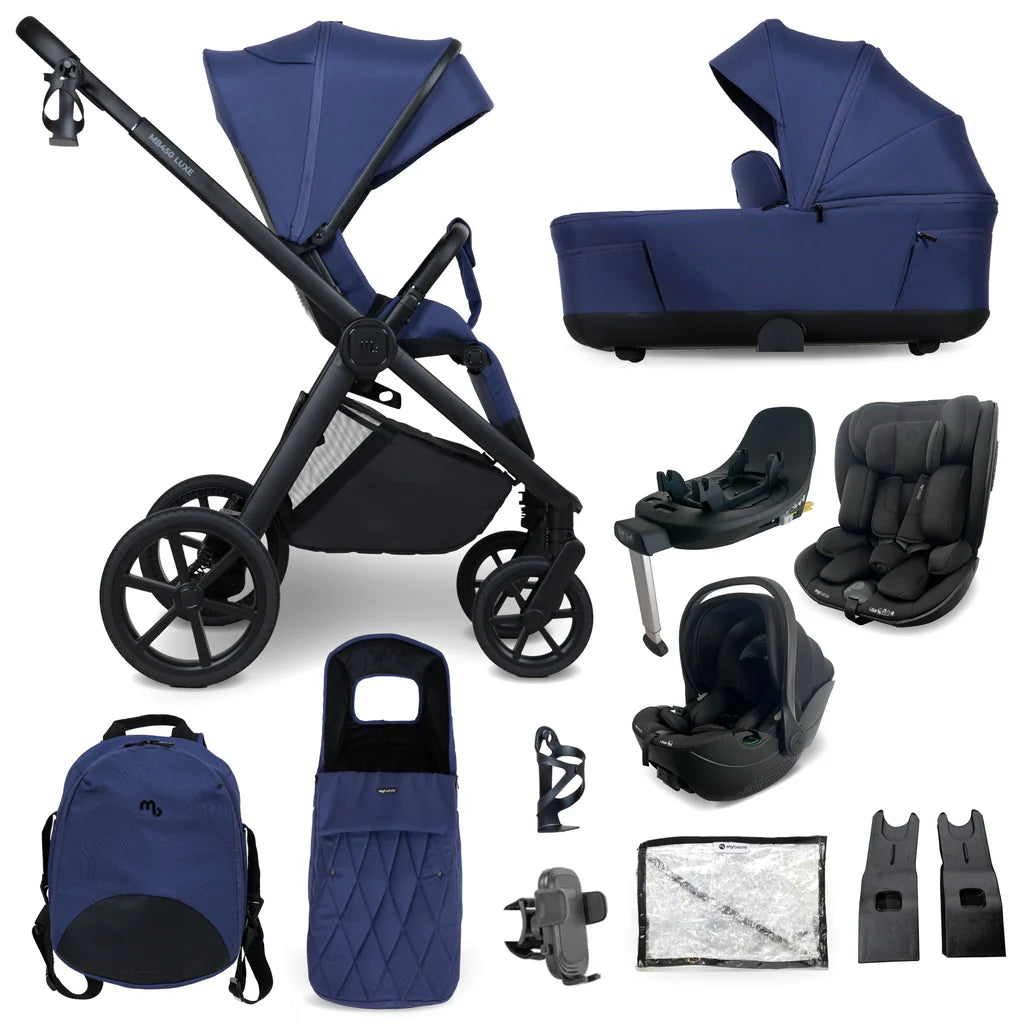 My Babiie MB450 LUXE Travel System - Indigo