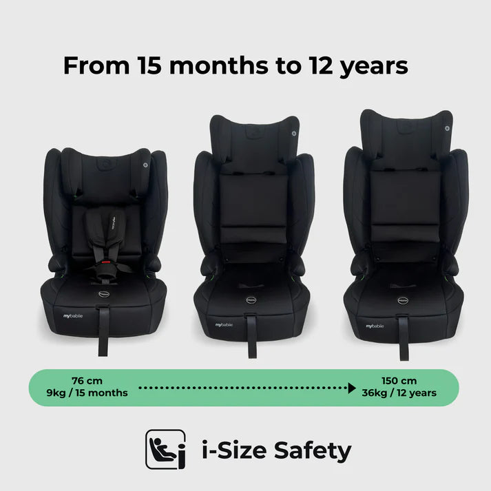 My Babiie MBCS80 i-size toddler to booster in Black 3 stages