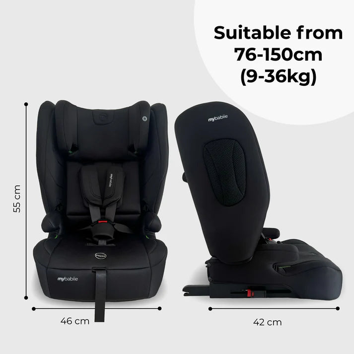 My Babiie MBCS80 i-size toddler to booster in Black suitable from 76-150cm