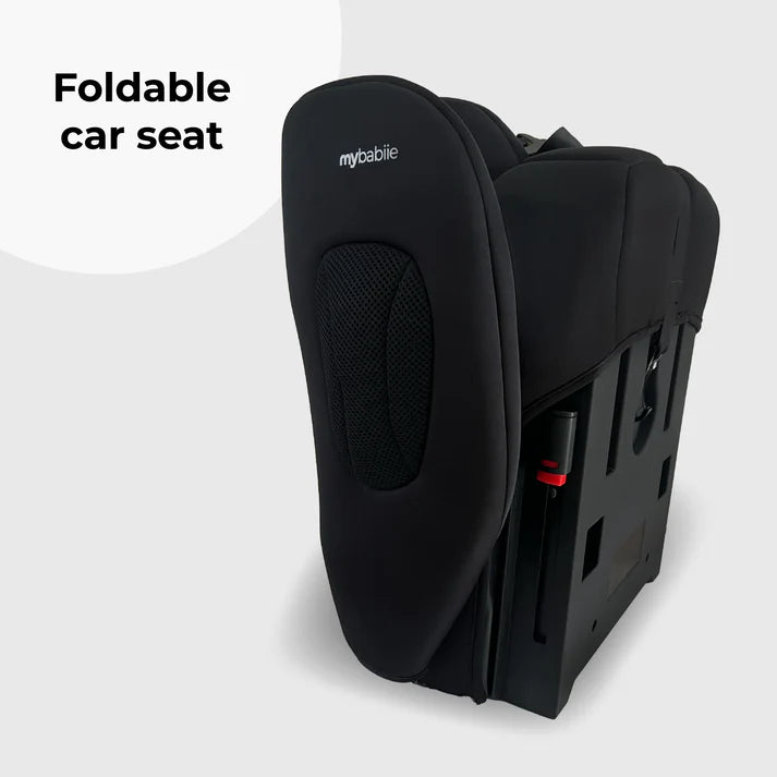 My Babiie MBCS80 i-size toddler to booster in Black folded