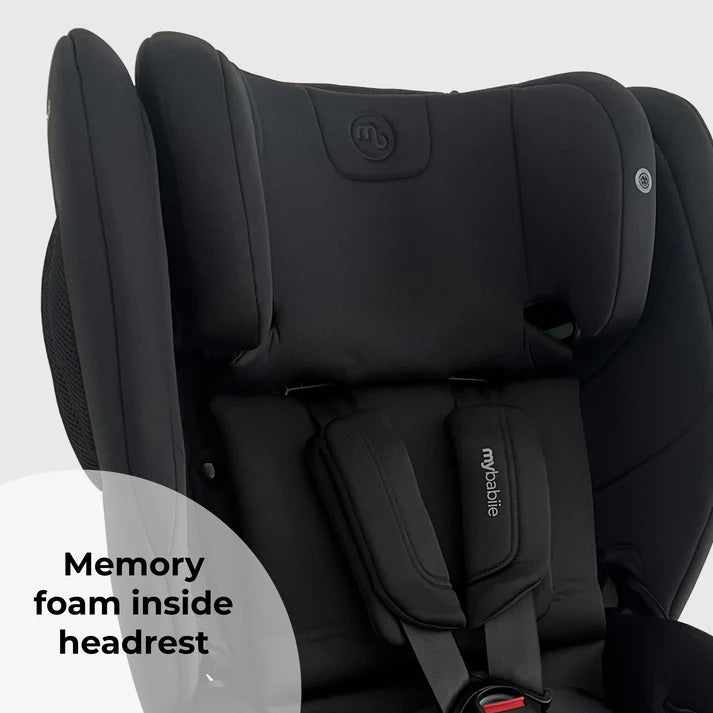 My Babiie MBCS80 i-size toddler to booster in Black with memory oam headrest