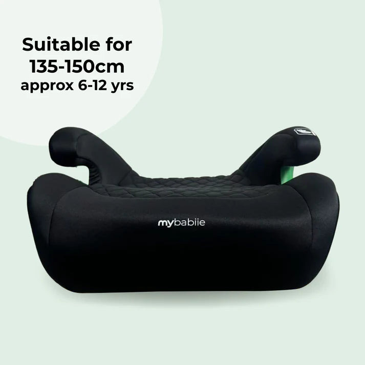My Babiie MBCSB25 isofix booster seat in black suitable from 6-12 years