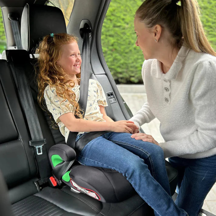 My Babiie MBCSB25 isofix booster seat in black lifestyle image