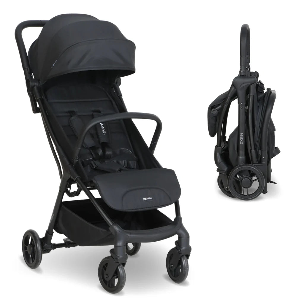 My Babiie MBX2 Compact Stroller – Black