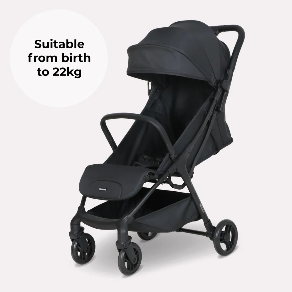 My Babiie MBX2 Compact Stroller – Black
