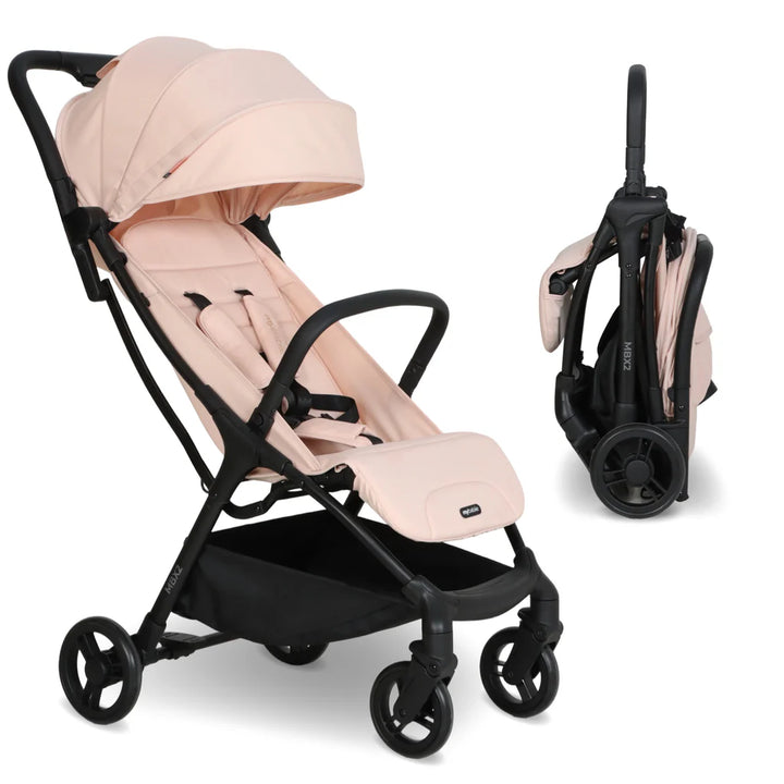My Babiie MBX2 Compact Stroller – Blush Pink